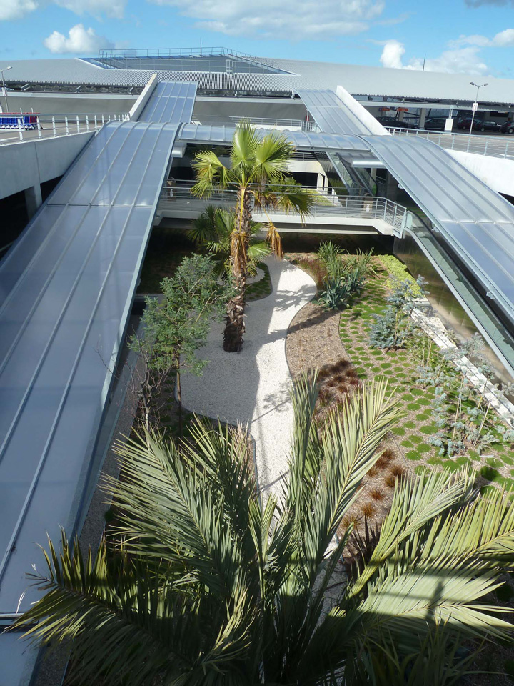 Les Eleis Shopping Centre, Cherbourg, landscape