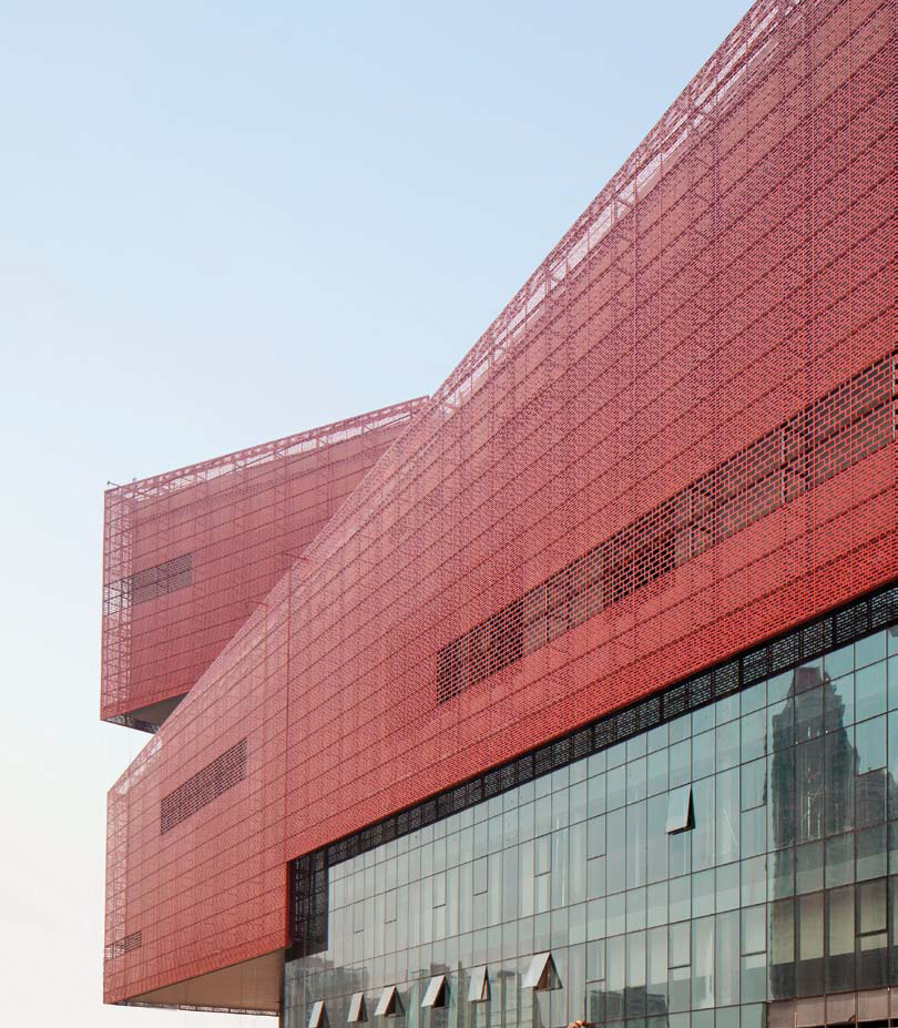 Maison du citoyen, Wuhan, China, façade