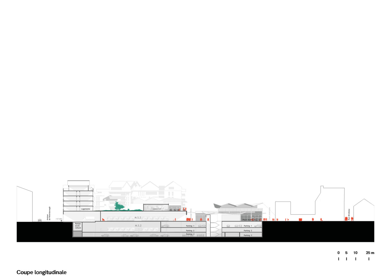 avaricum, bourges, cross-section