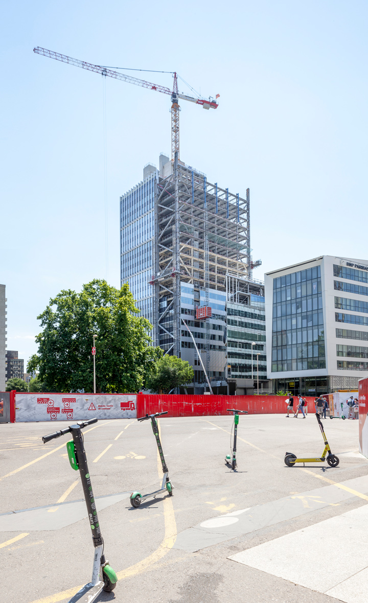 Silex2, Lyon, construction site