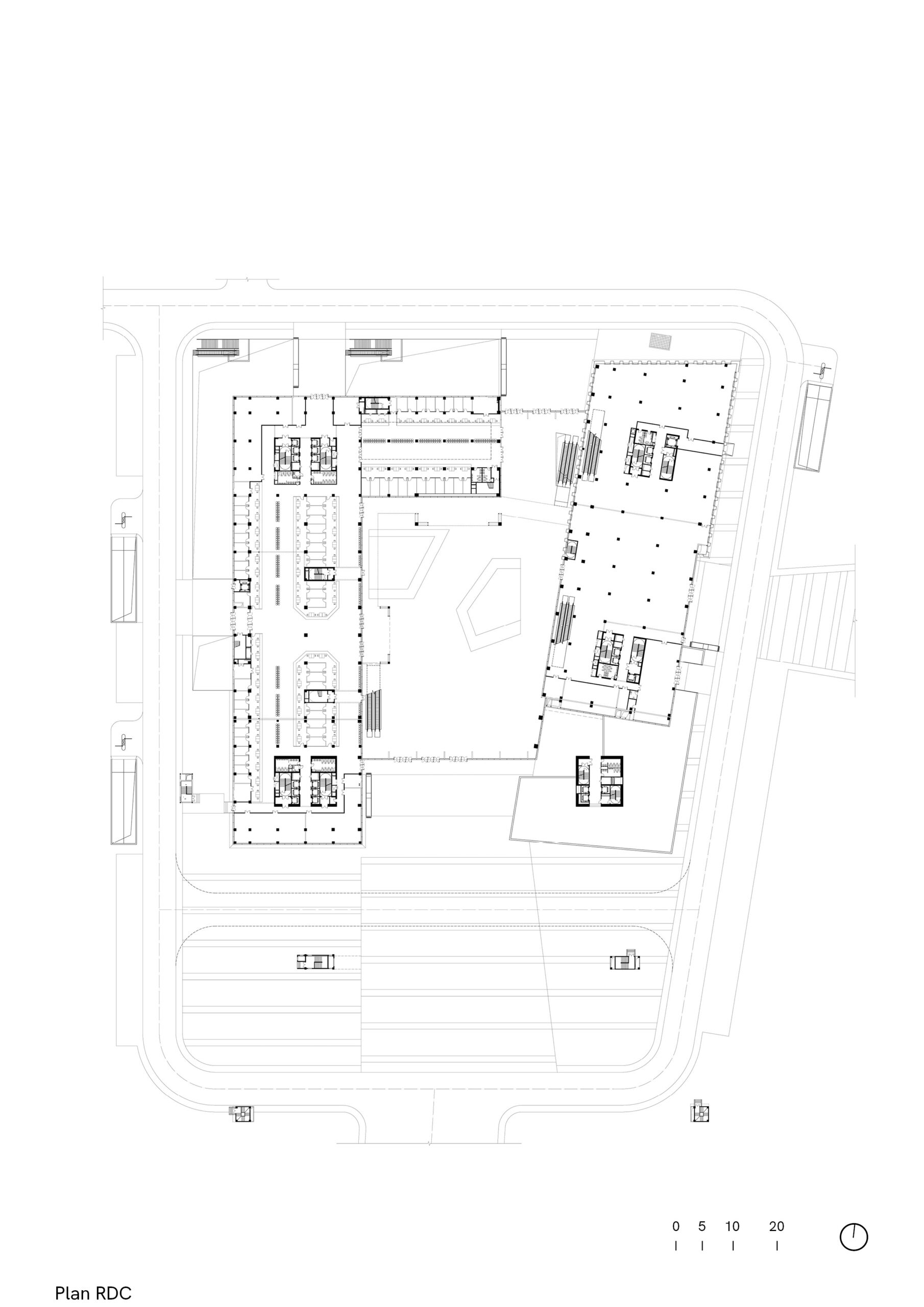 maison du citoyen wuhan ground floor blueprint