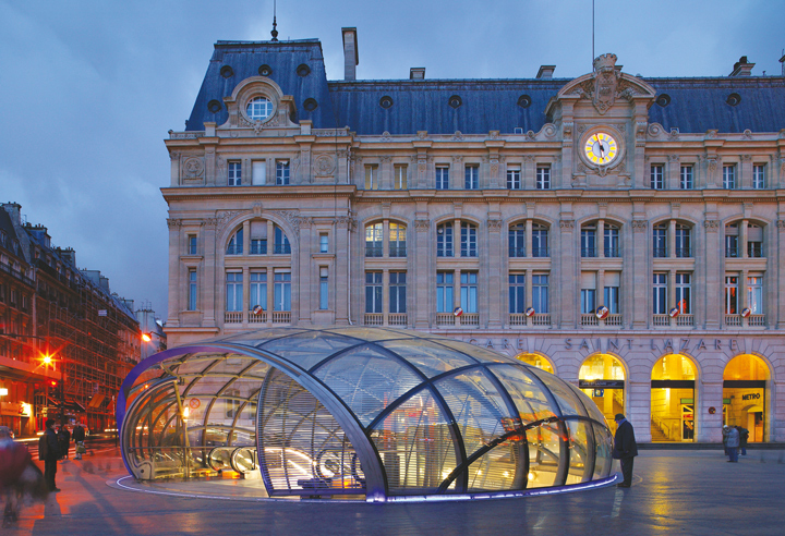 meteor saint lazare, transport, gare saint lazare, metro