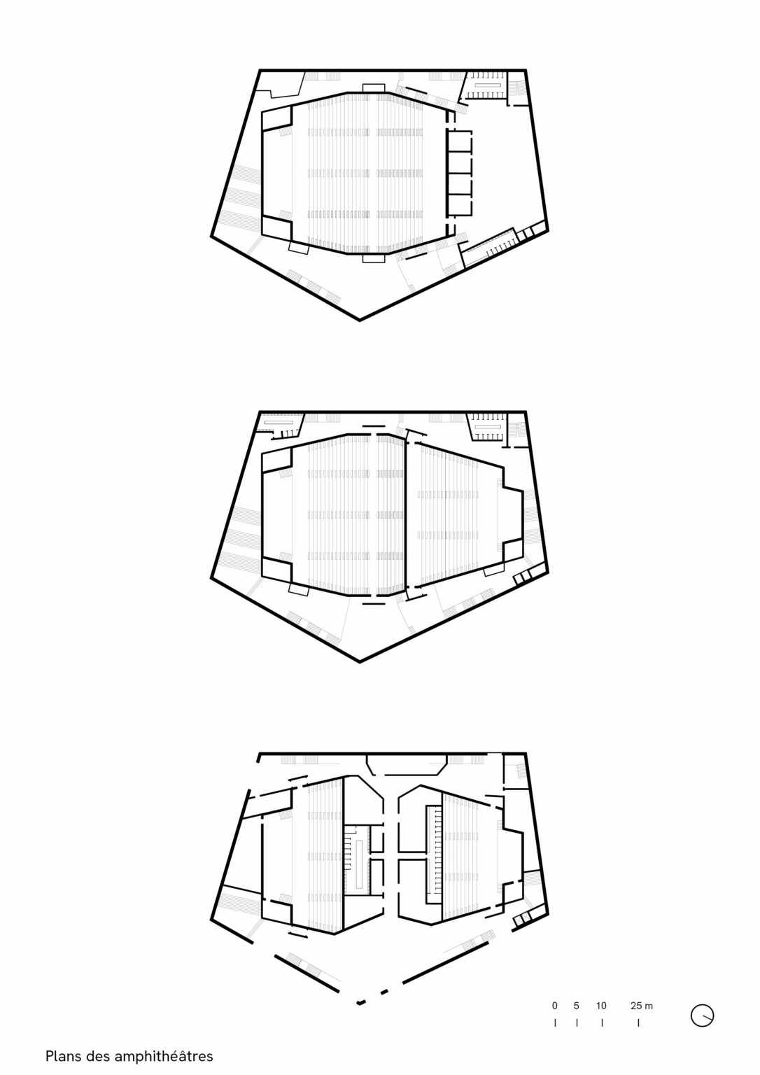 Université FASEG, Benin, amphitheatre blueprint