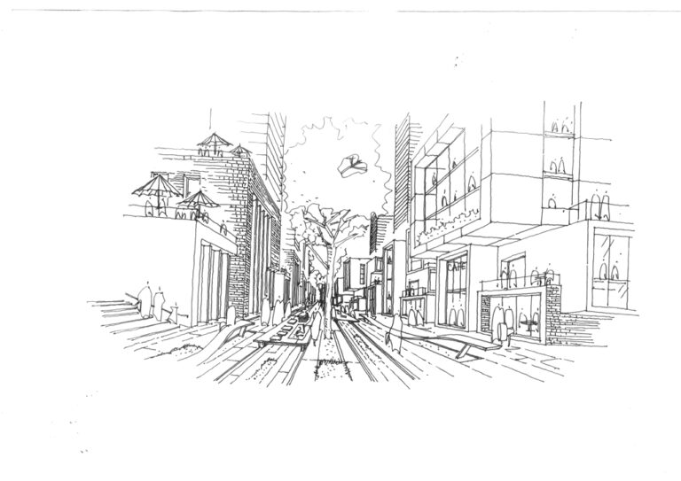 Wuhan CBD sketch