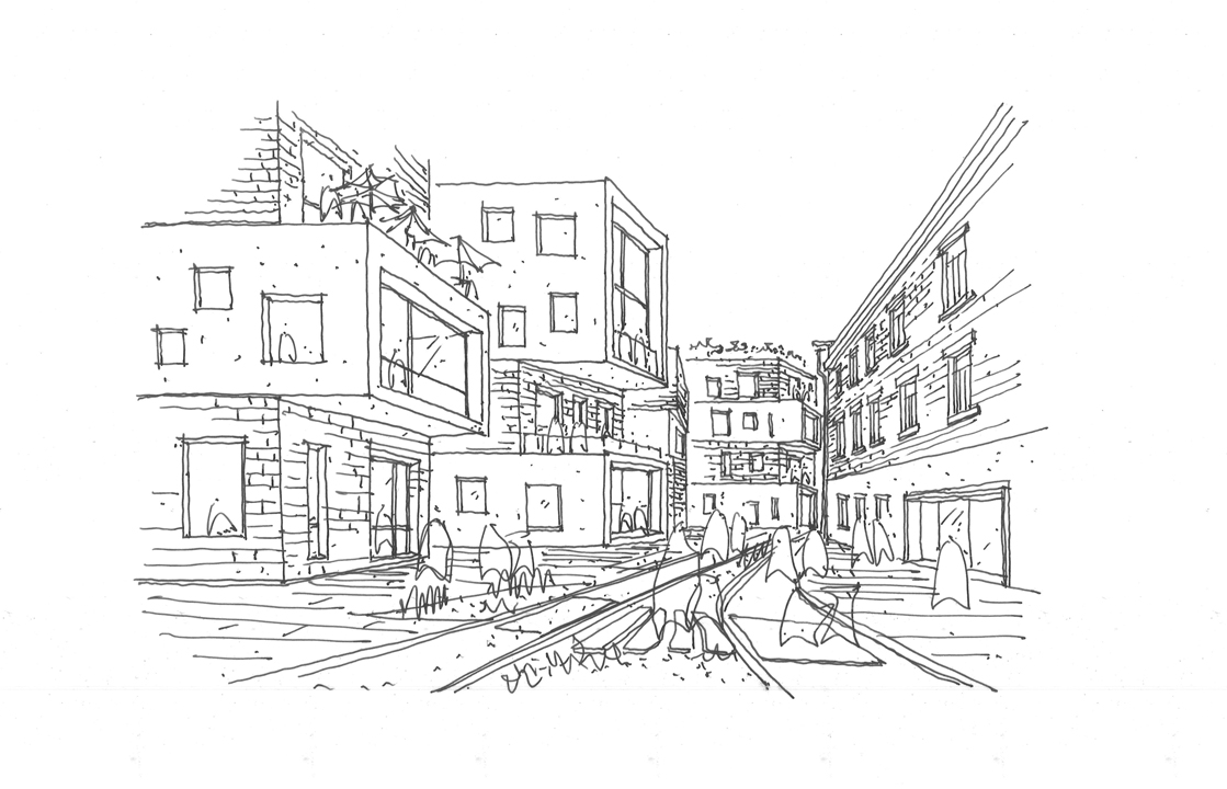 Wuhan CBD croquis