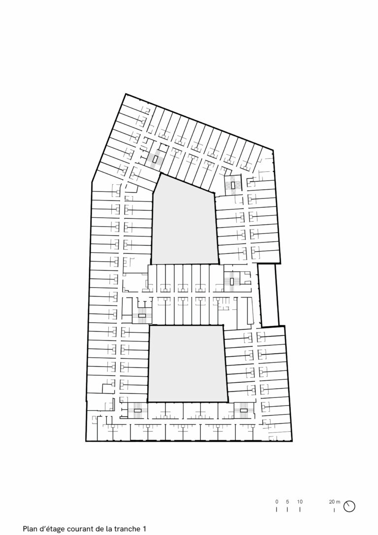 Palaiseau, campus ecla, plan tranche 1