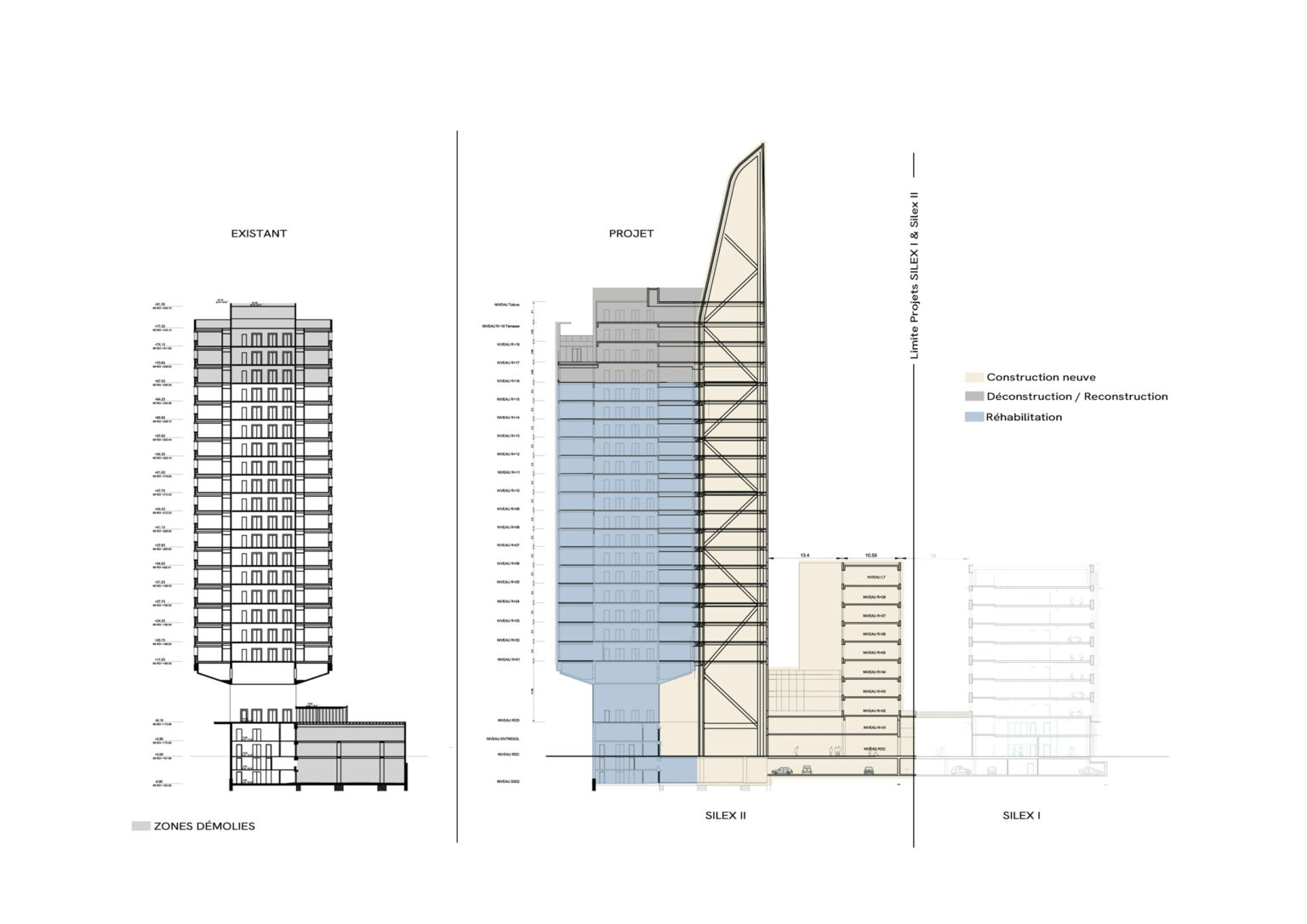 Silex2, Lyon, renovation diagramme