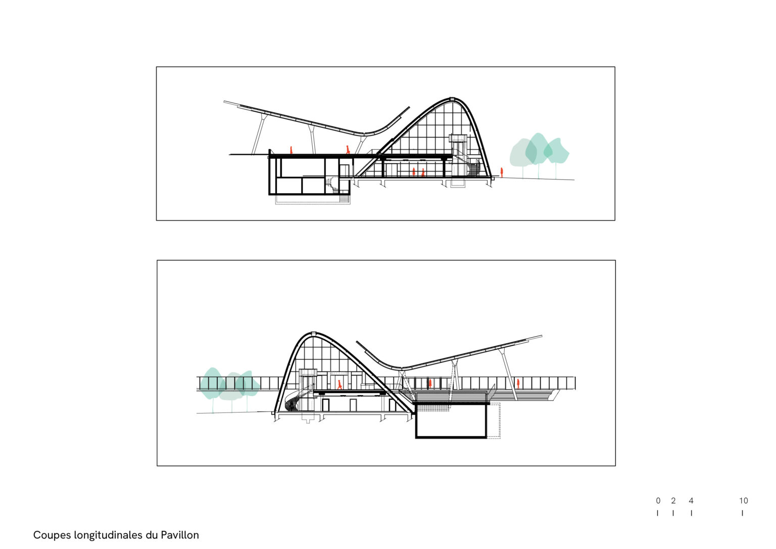 Eole Pavilion cross-section