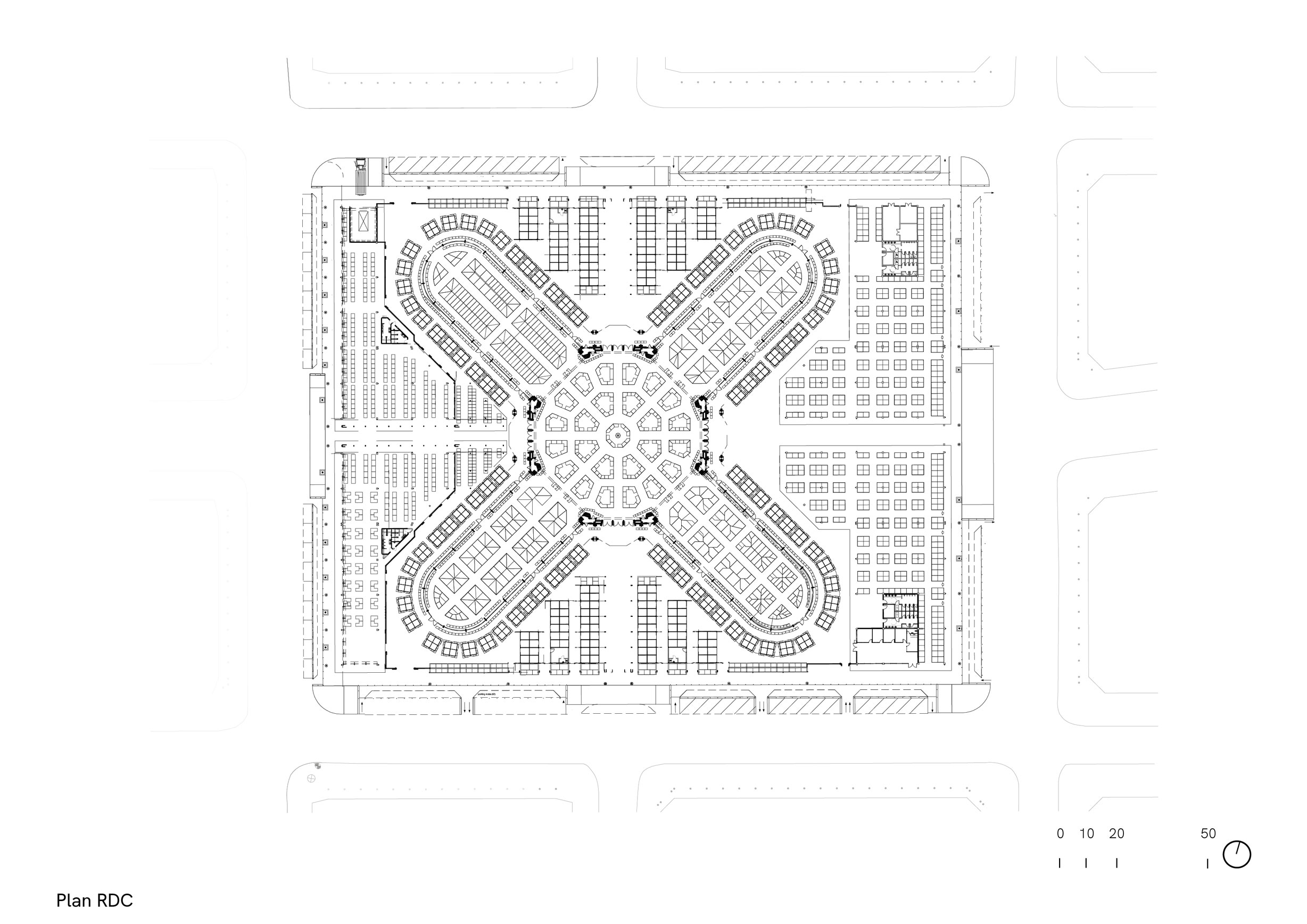 Marche central Phnom penh plan