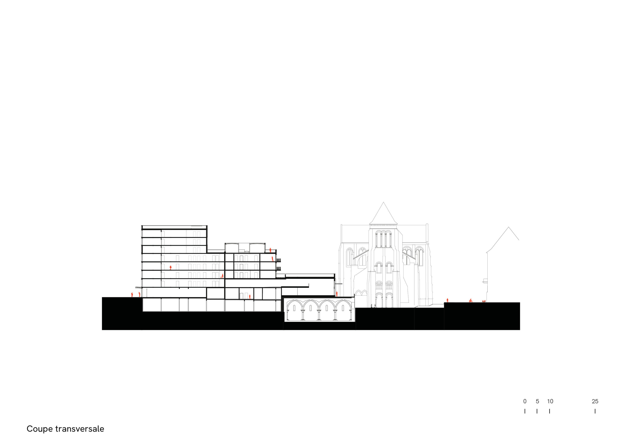 Tours porte de loire cross-section